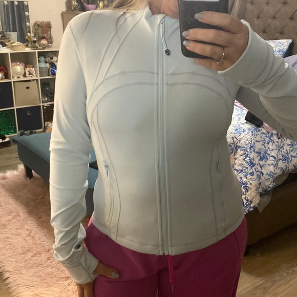 Define jacket cropped sheer blue - Picture 7 of 7